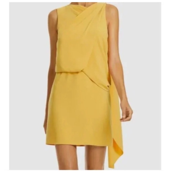 Halston Heritage Dresses & Skirts - HALSTON HERITAGE Drape Shoulder Dress